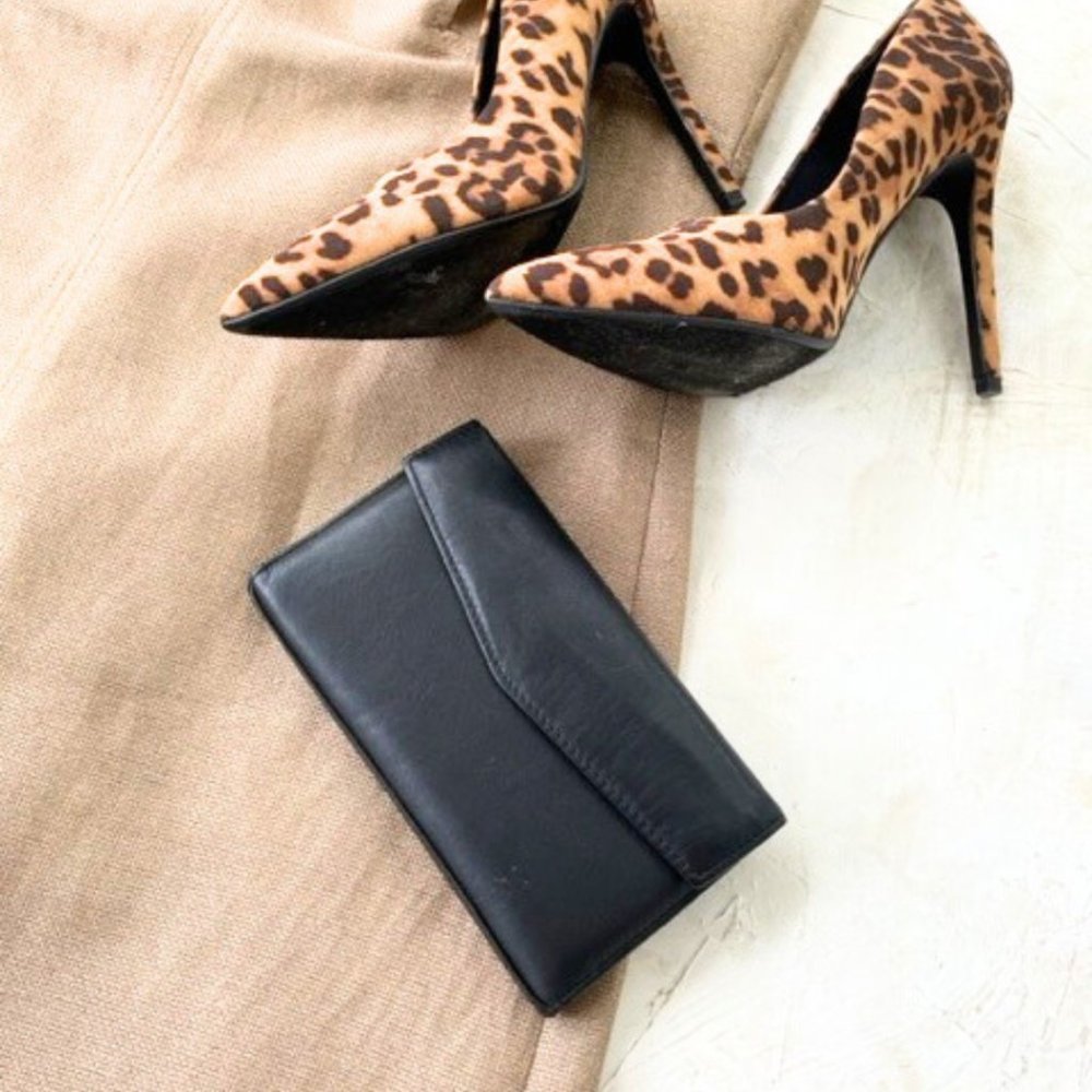 Wilsons Black Snap Wallet